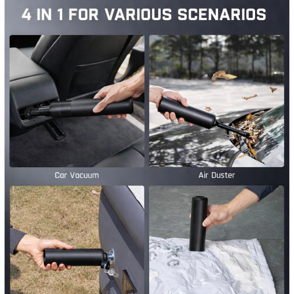 SwiftClean Pro - Portable Wireless Car Vacuum.