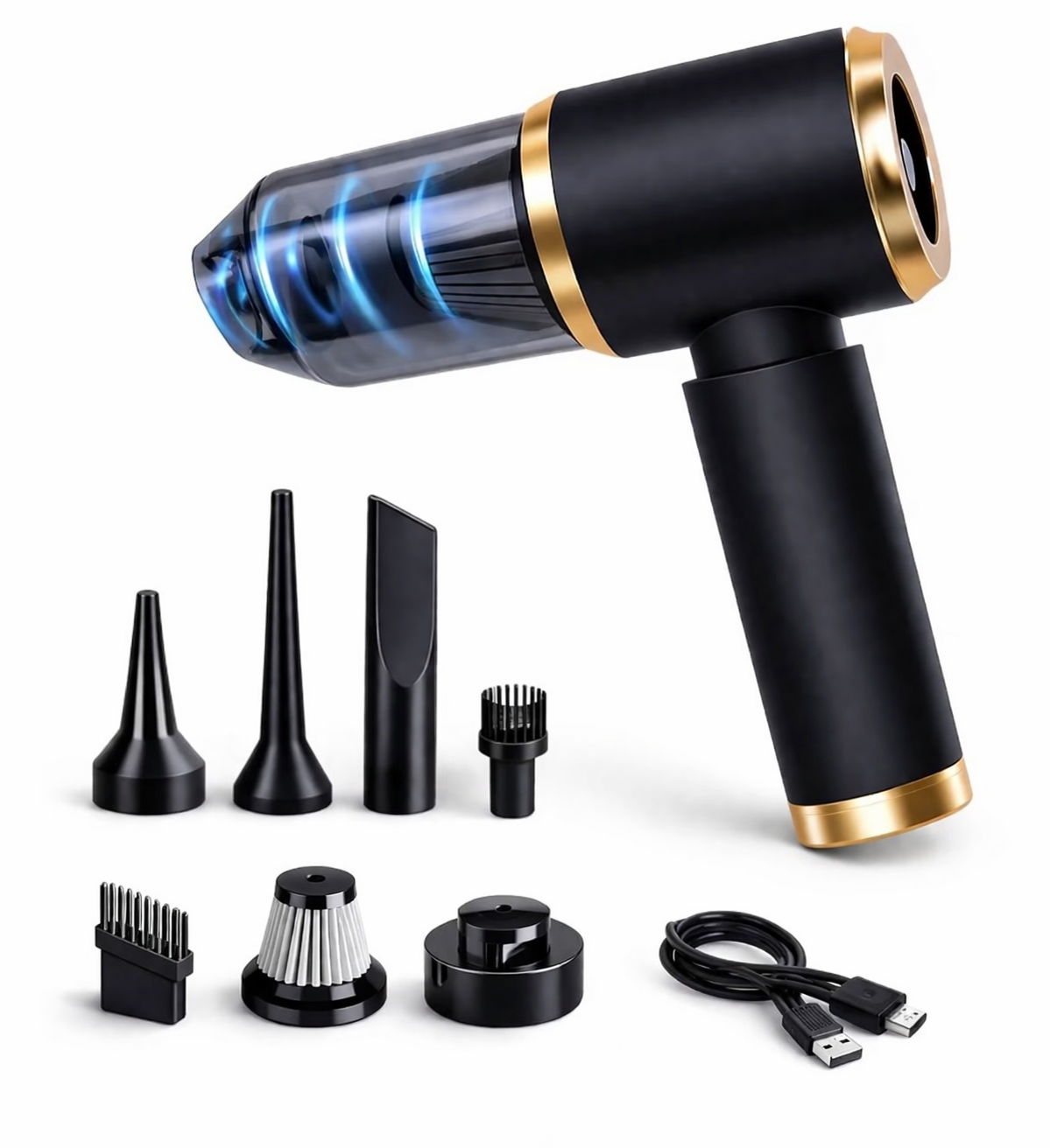 SwiftClean Pro - Portable Wireless Car Vacuum.